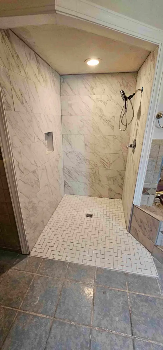 Custom tile shower remodeling in Jackson, MS